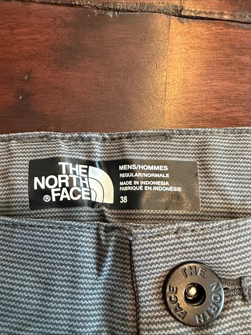 The North Face Men's Light Gray Flat Front Shorts